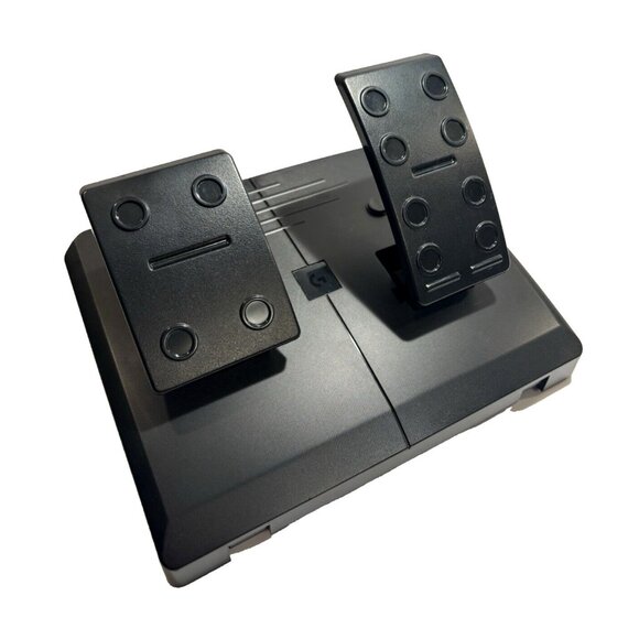 Logitech PC Racing Pedals for Drift Simulator Driving 2 Pedal Black New Ethernet - Picture 2 of 9